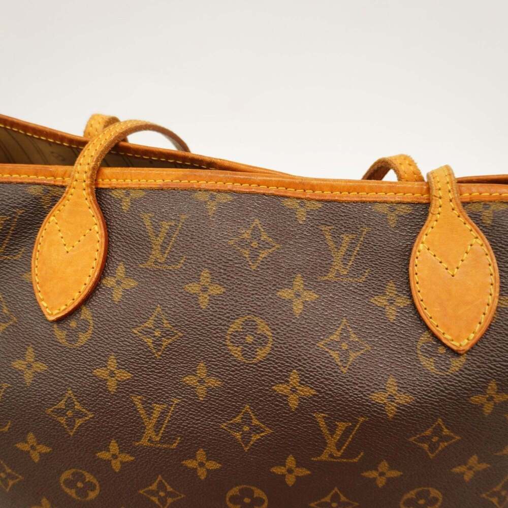 LOUIS VUITTON Brown Monogram Neverfull MM Tote Bag - Picture 11 of 12